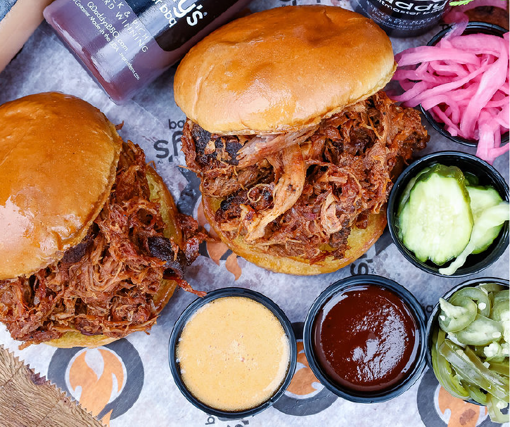 Qdaddy's BBQ sandwiches